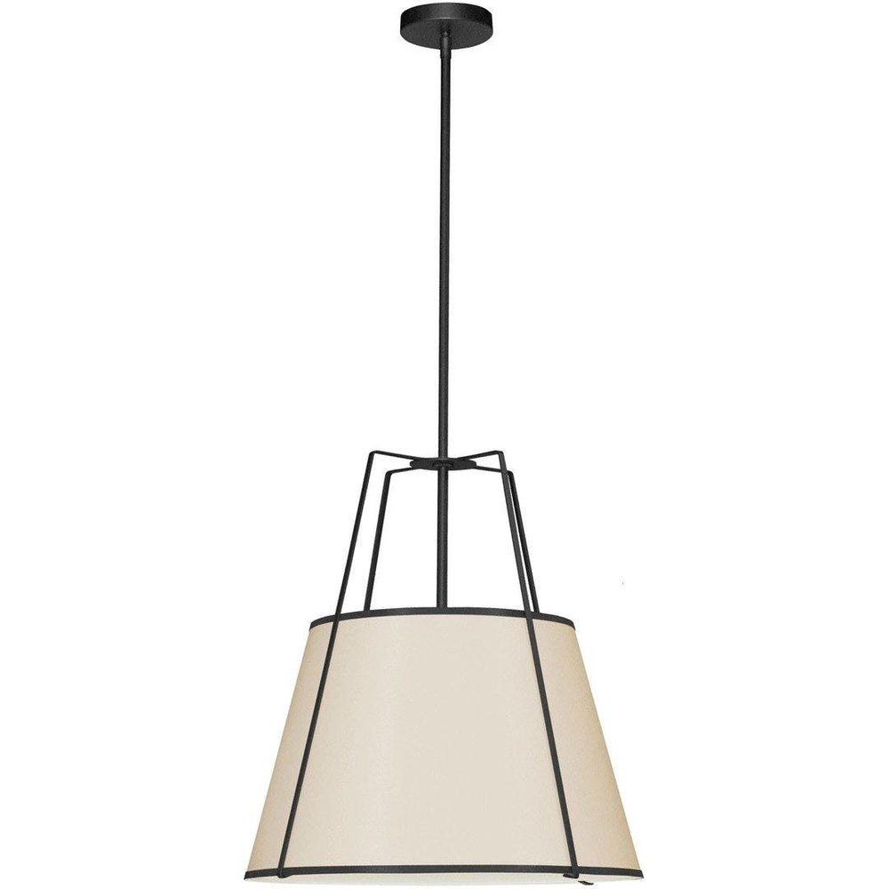 Steel Frame with Fabric Shade Pendant - LV LIGHTING