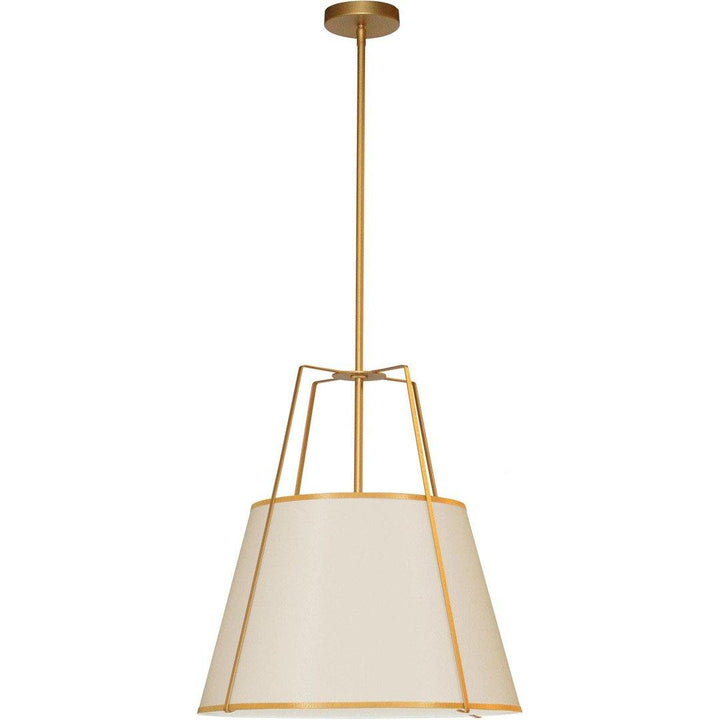 Steel Frame with Fabric Shade Pendant - LV LIGHTING
