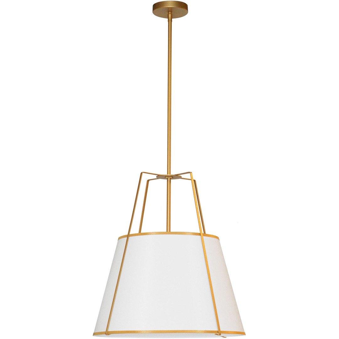 Steel Frame with Fabric Shade Pendant - LV LIGHTING