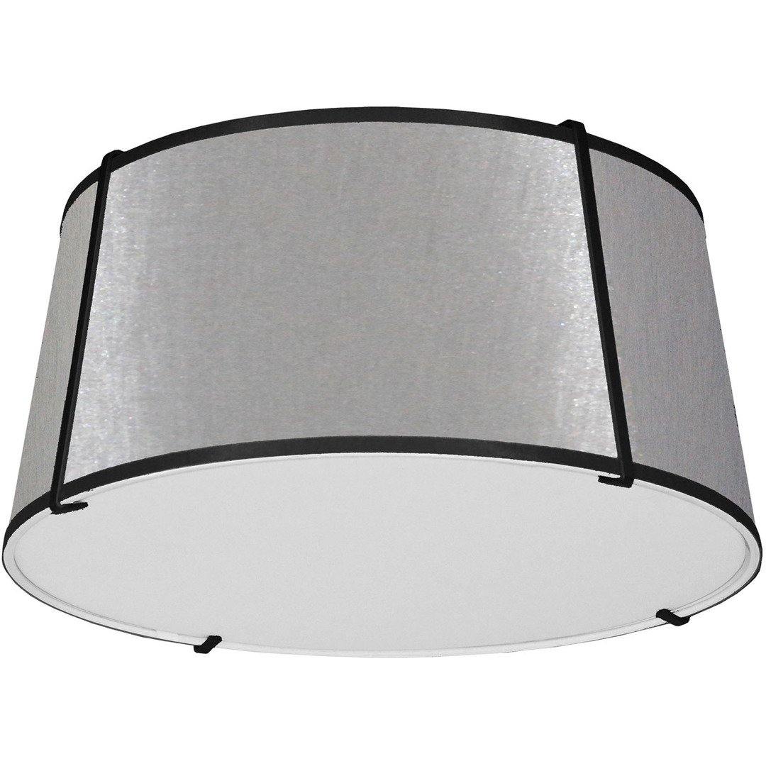 Steel Frame with Fabric Shade Flush Mount - LV LIGHTING