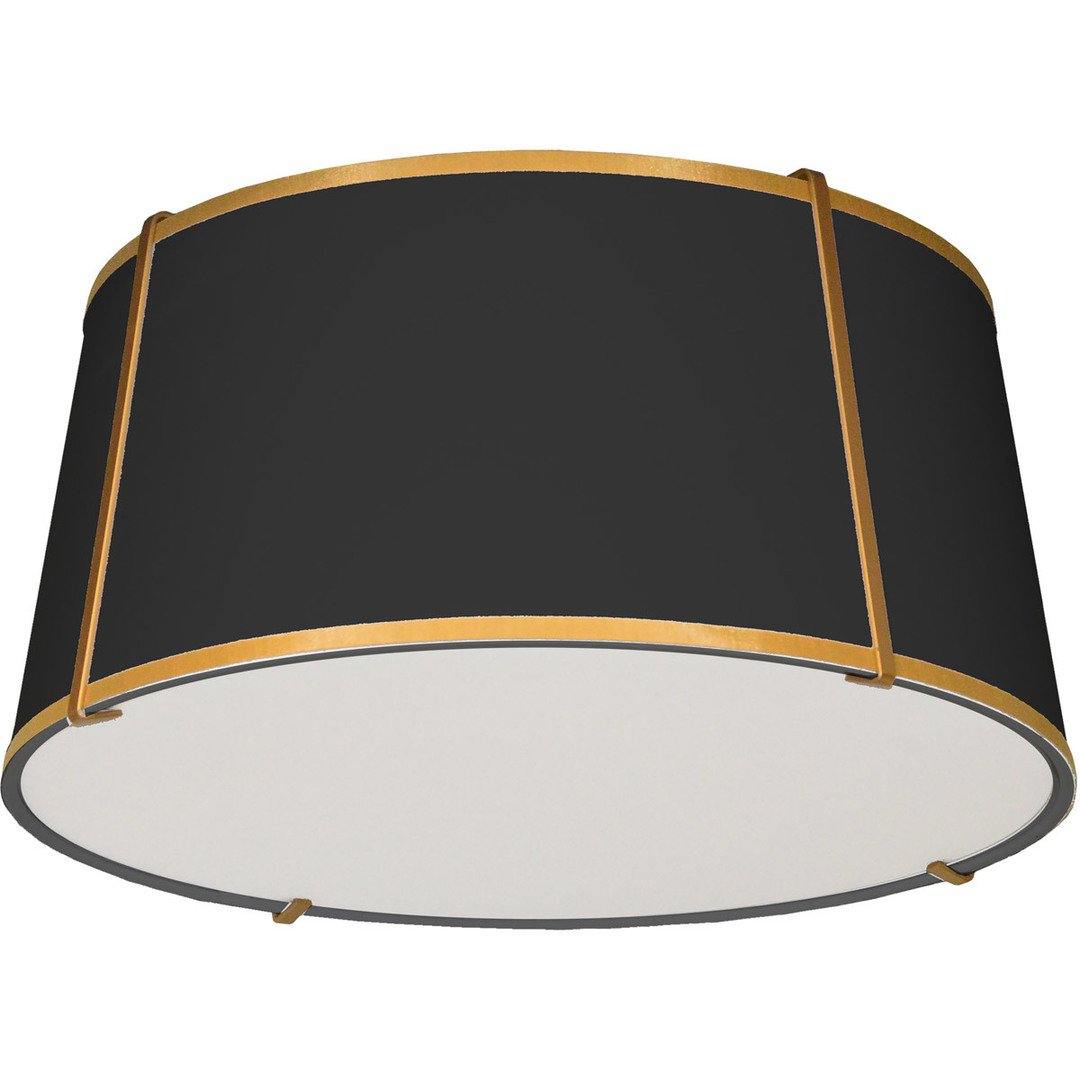 Steel Frame with Fabric Shade Flush Mount - LV LIGHTING
