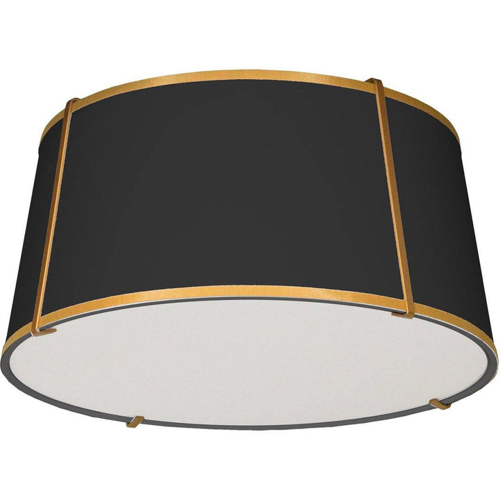 Steel Frame with Fabric Shade Flush Mount - LV LIGHTING
