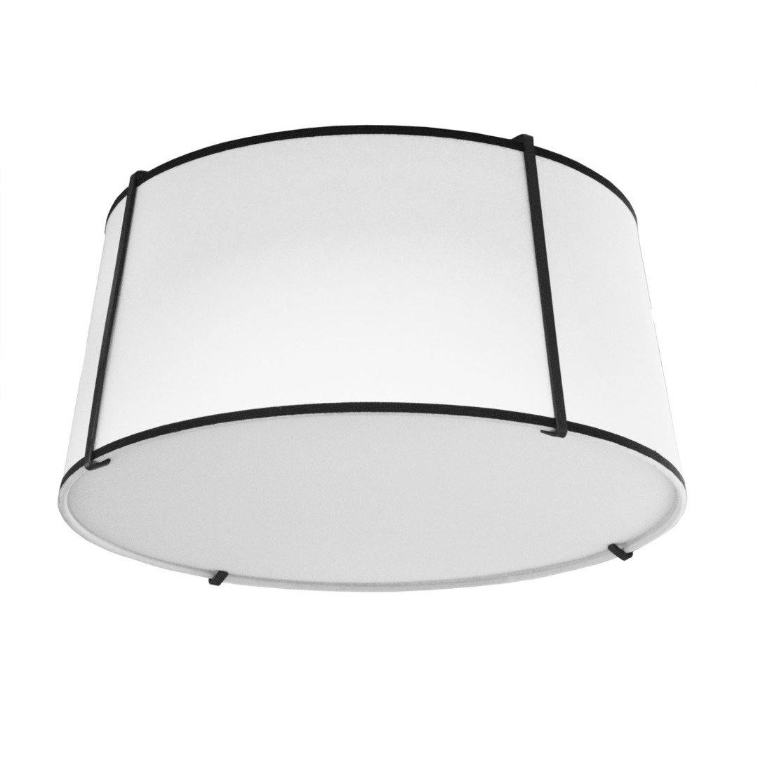 Steel Frame with Fabric Shade Flush Mount - LV LIGHTING