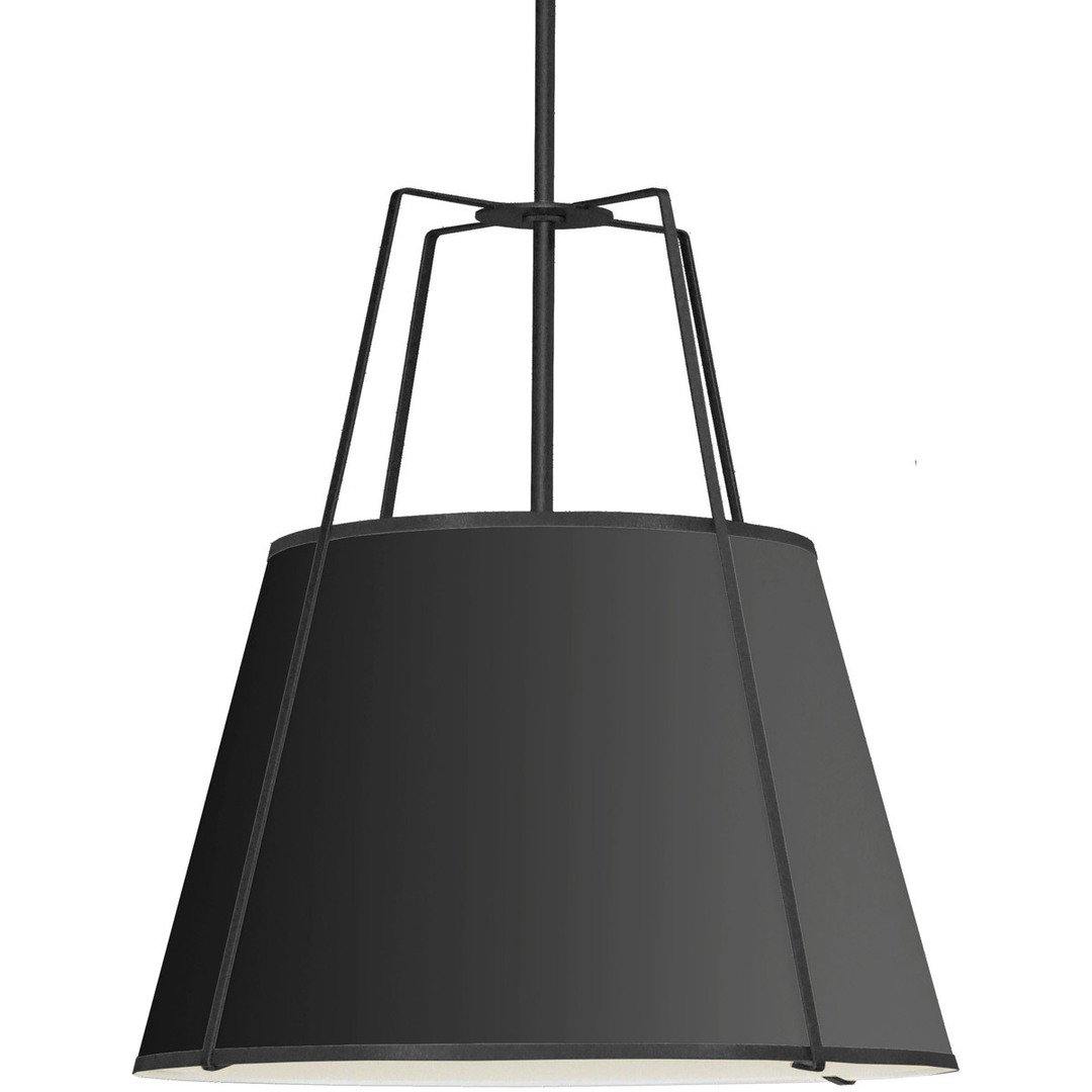 Steel Frame with Fabric Shade Chandelier - LV LIGHTING