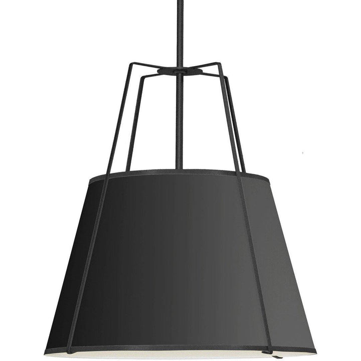 Steel Frame with Fabric Shade Chandelier - LV LIGHTING