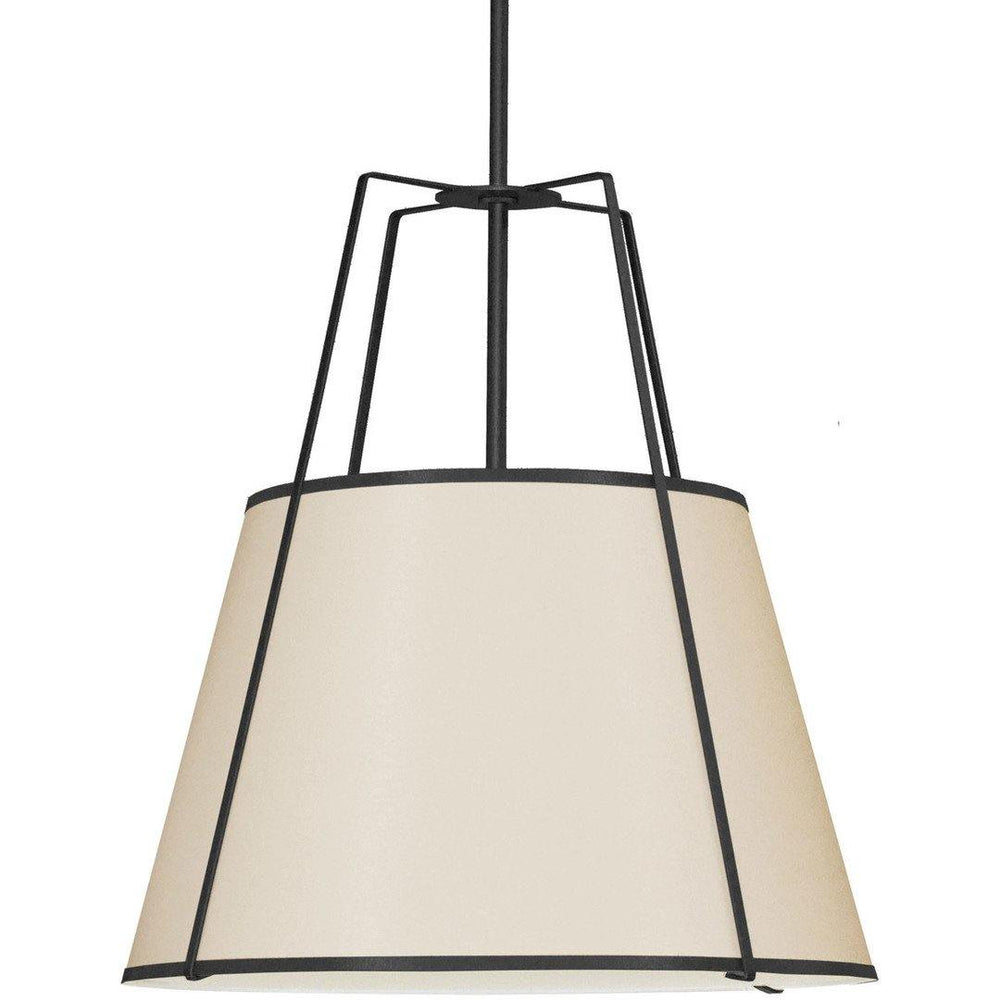 Steel Frame with Fabric Shade Chandelier - LV LIGHTING