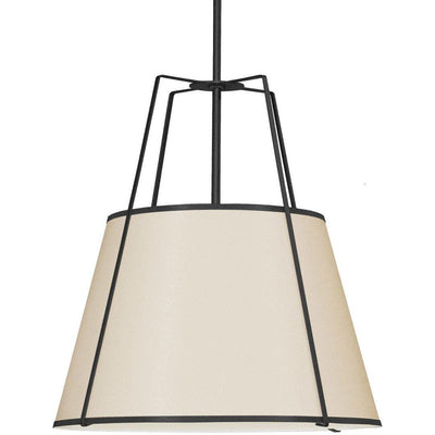 Steel Frame with Fabric Shade Chandelier - LV LIGHTING
