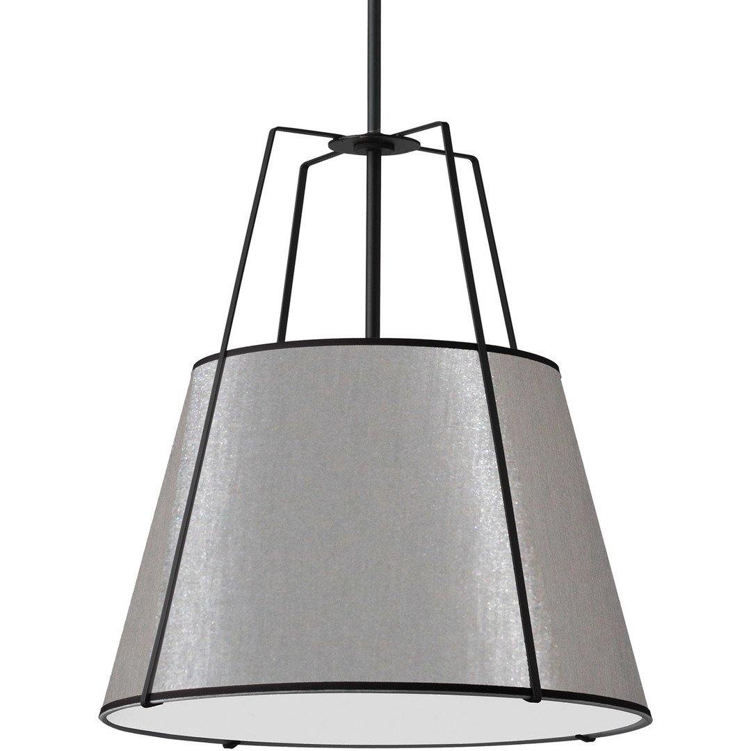 Steel Frame with Fabric Shade Chandelier - LV LIGHTING