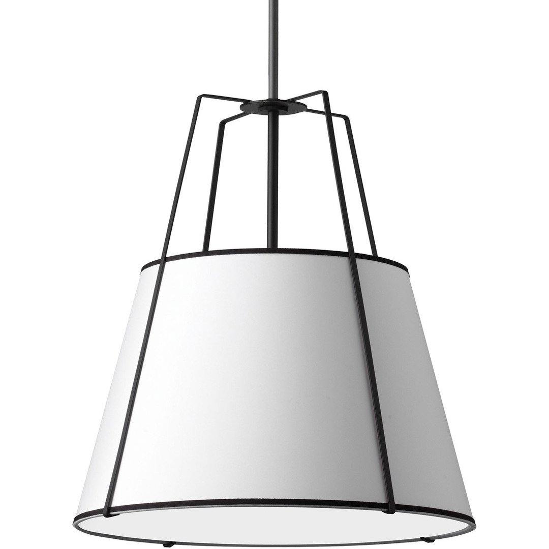 Steel Frame with Fabric Shade Chandelier - LV LIGHTING