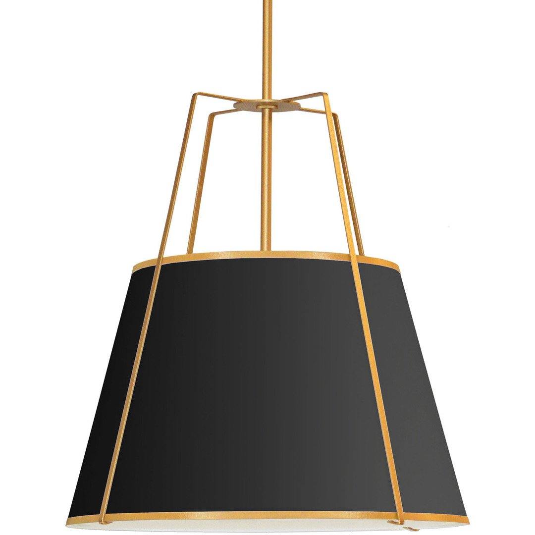 Steel Frame with Fabric Shade Chandelier - LV LIGHTING