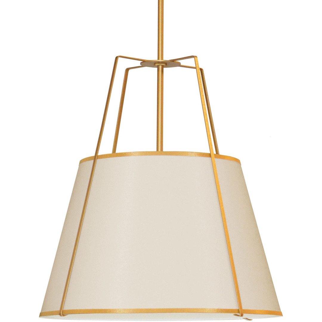 Steel Frame with Fabric Shade Chandelier - LV LIGHTING
