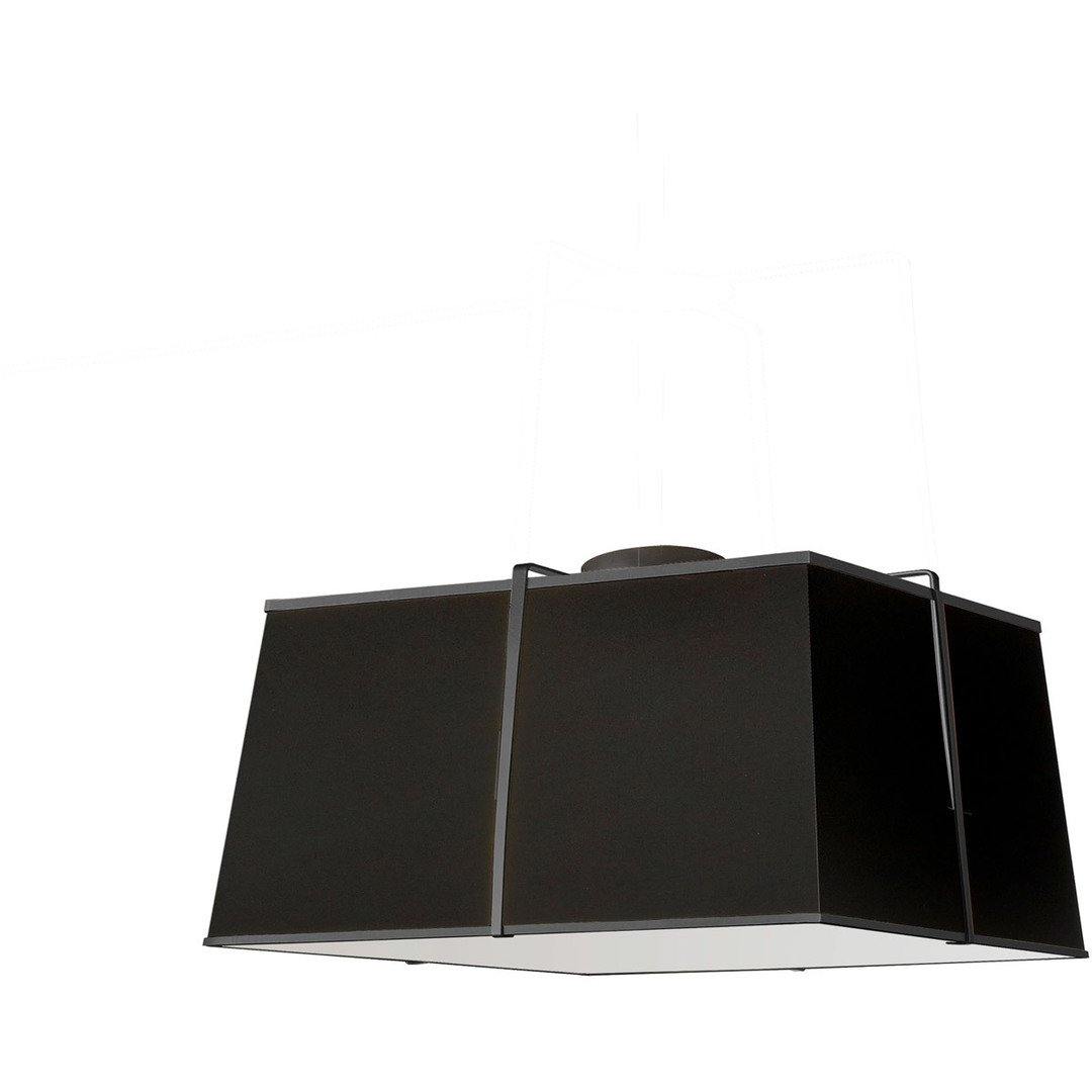 Steel Frame with Square Fabric Shade Flush Mount - LV LIGHTING