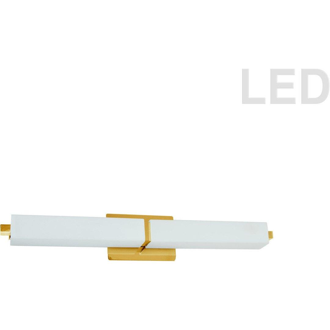 LED Steel Frame with Frosted Glass Shade Vanity Light - LV LIGHTING