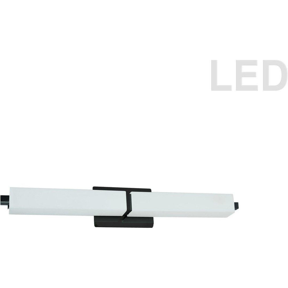 LED Steel Frame with Frosted Glass Shade Vanity Light - LV LIGHTING
