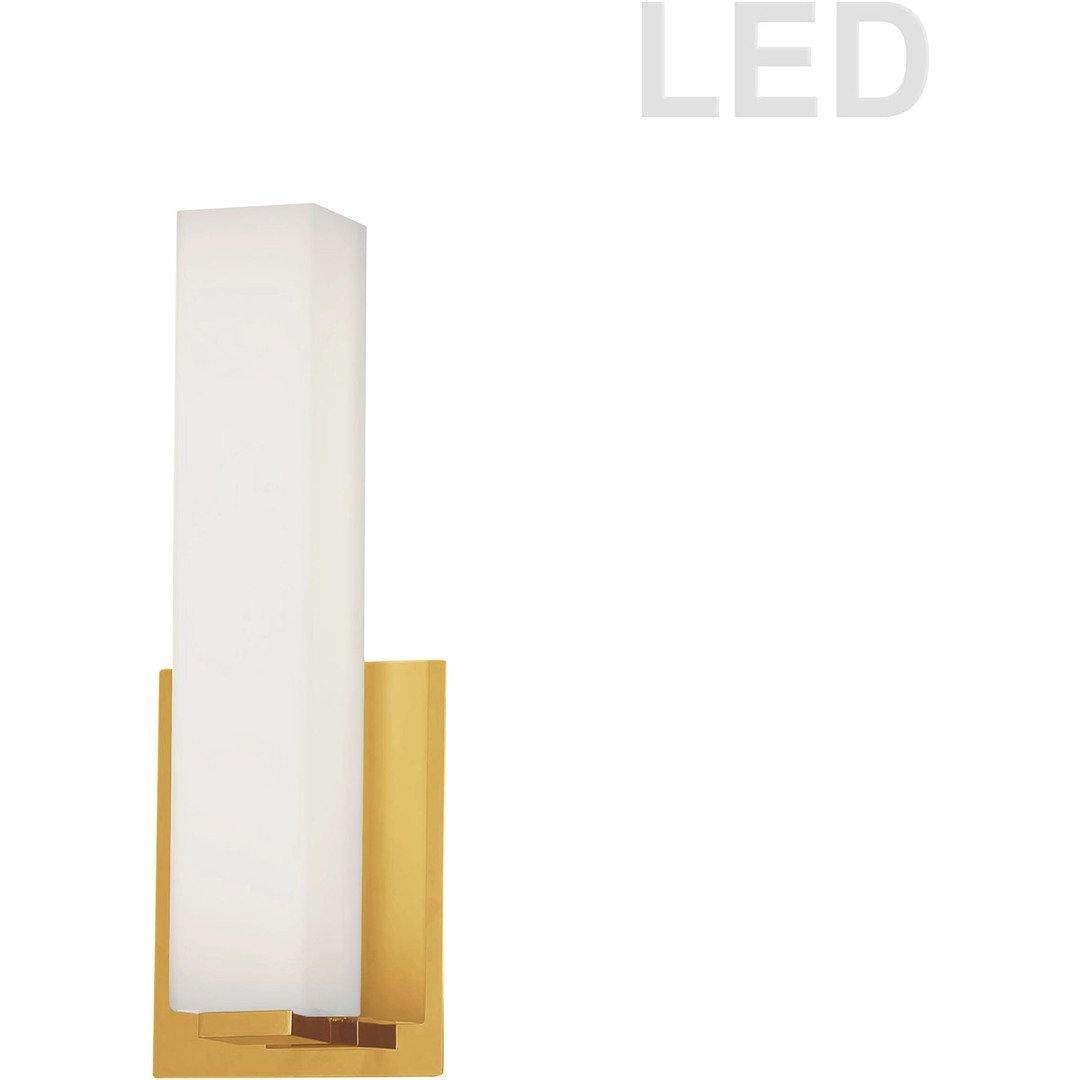 Steel Frame with Frosted Glass Shade Wall Sconce - LV LIGHTING