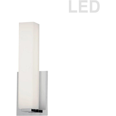 Steel Frame with Frosted Glass Shade Wall Sconce - LV LIGHTING