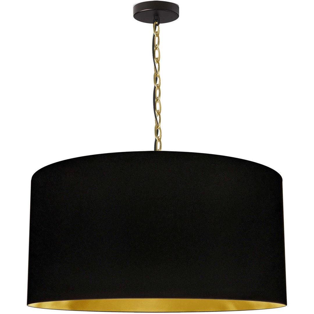 Steel with Fabric Drum Shade Chandelier - LV LIGHTING