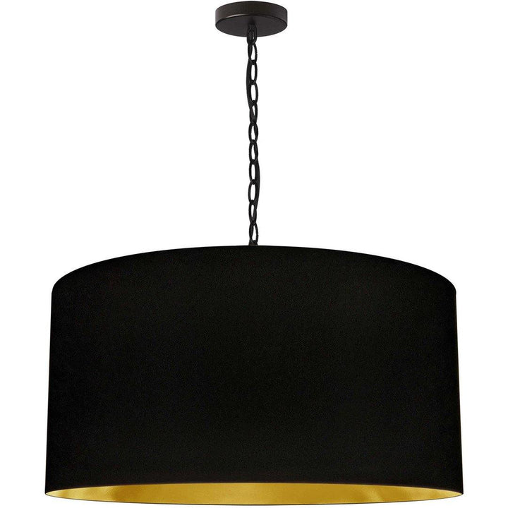 Steel with Fabric Drum Shade Chandelier - LV LIGHTING