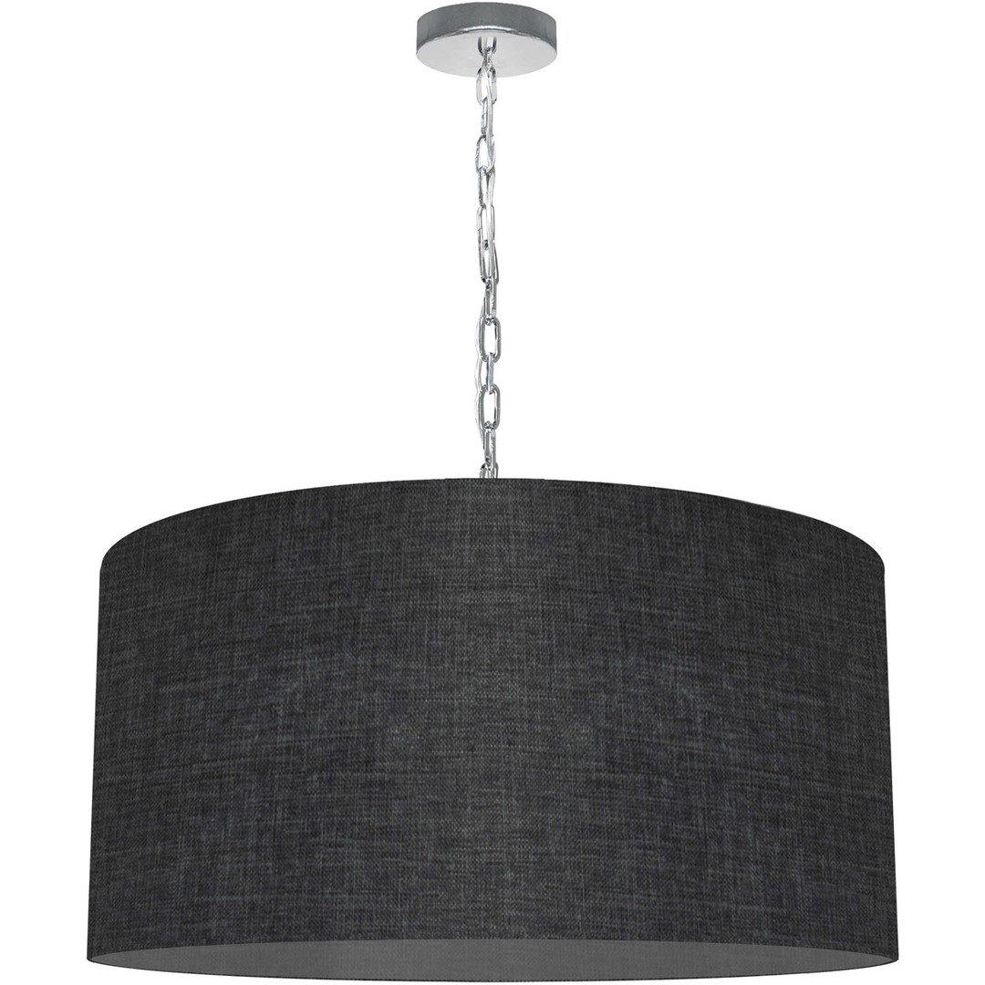 Steel with Fabric Drum Shade Chandelier - LV LIGHTING