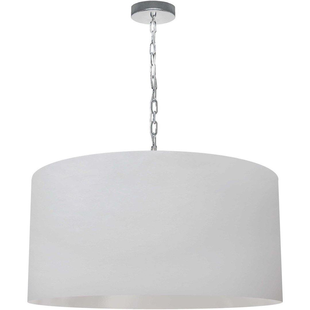 Steel with Fabric Drum Shade Chandelier - LV LIGHTING