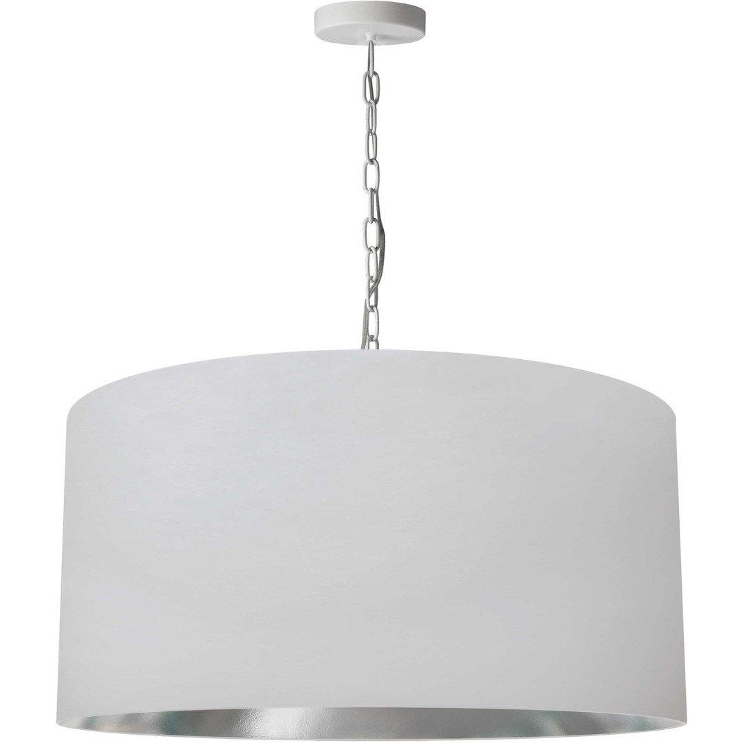 Steel with Fabric Drum Shade Chandelier - LV LIGHTING