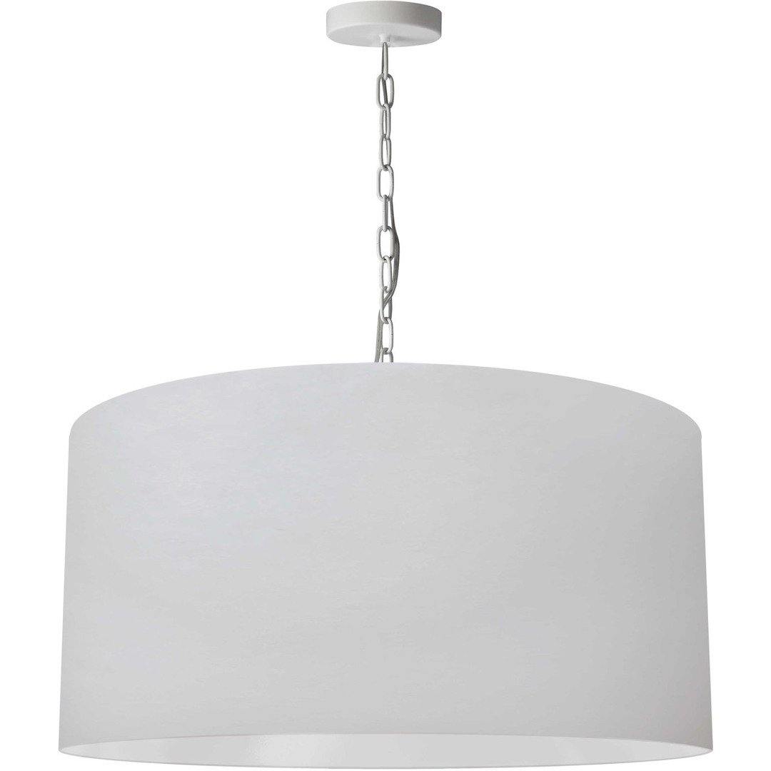 Steel with Fabric Drum Shade Chandelier - LV LIGHTING