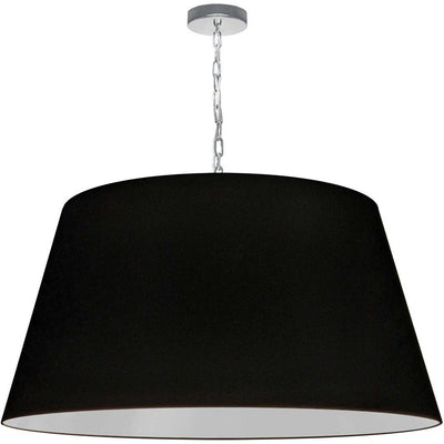 Steel with Fabric Cone Shade Chandelier - LV LIGHTING