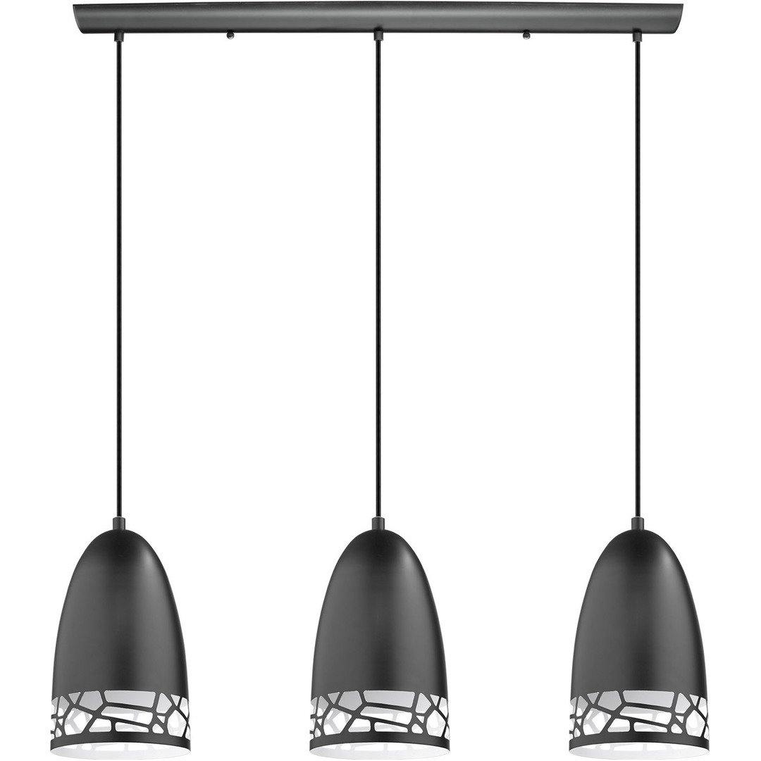 Black with Hollow Shade Linear Pendant - LV LIGHTING
