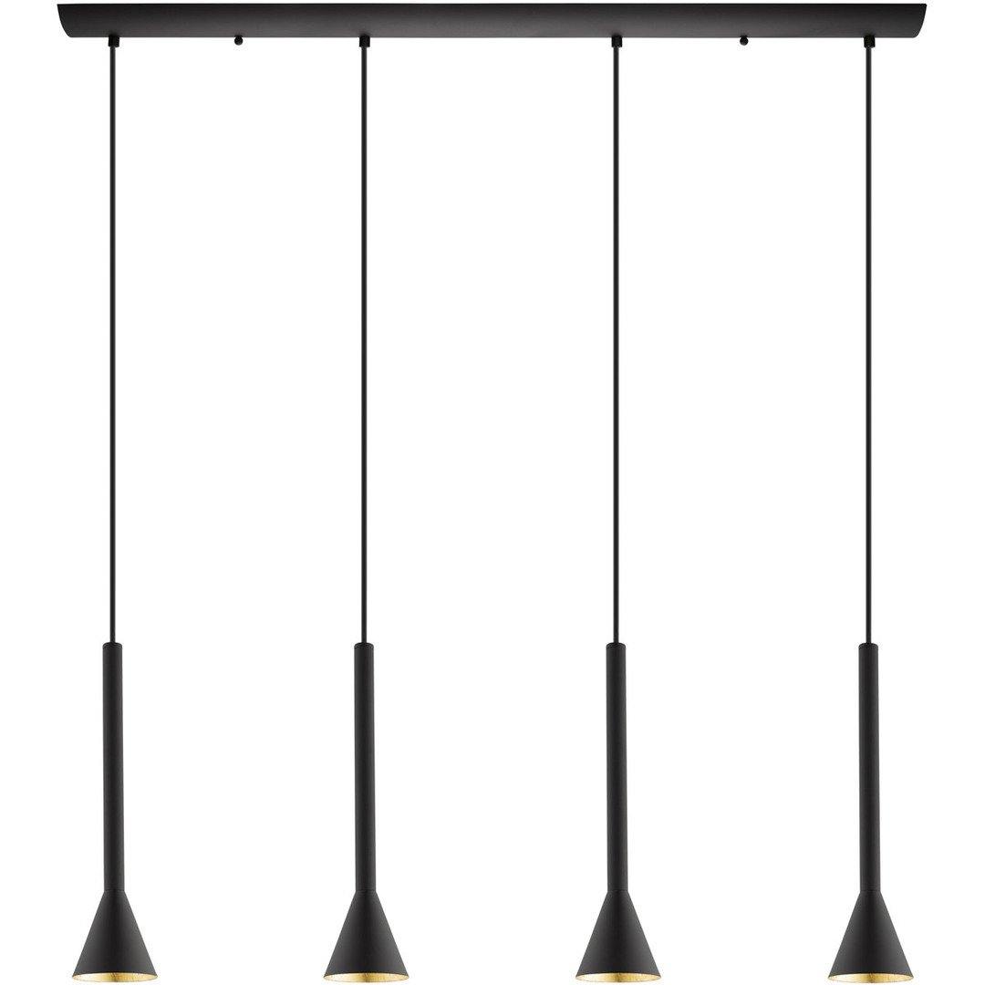 LED Black Cone Shade Linear Pendant - LV LIGHTING