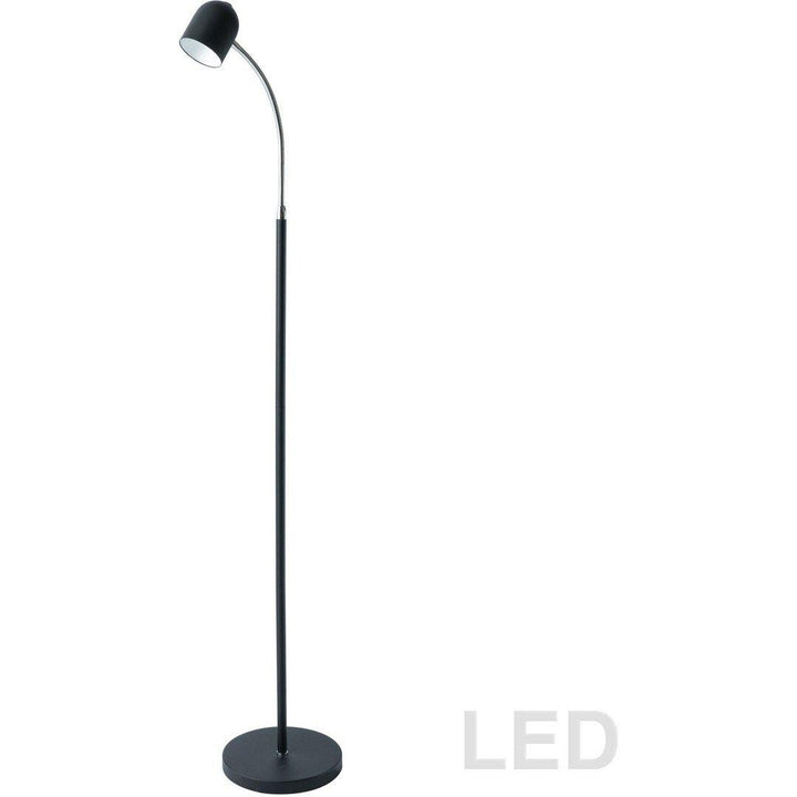 LED Steel Minimalist Task Floor Lamp - LV LIGHTING