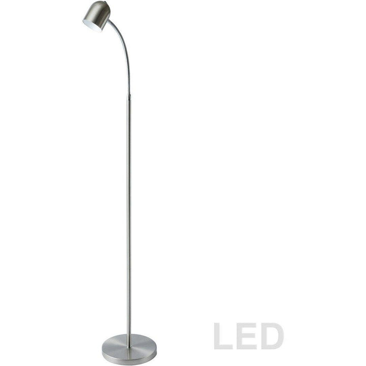 LED Steel Minimalist Task Floor Lamp - LV LIGHTING