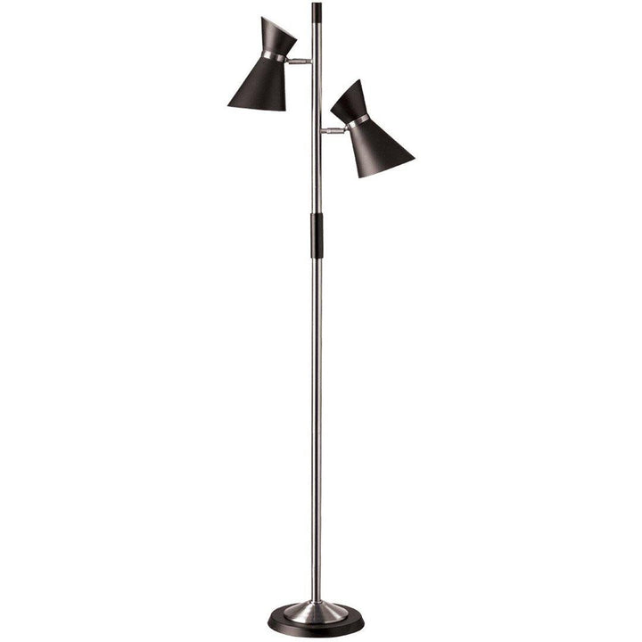 Steel with Double Head Floor Lamp - LV LIGHTING