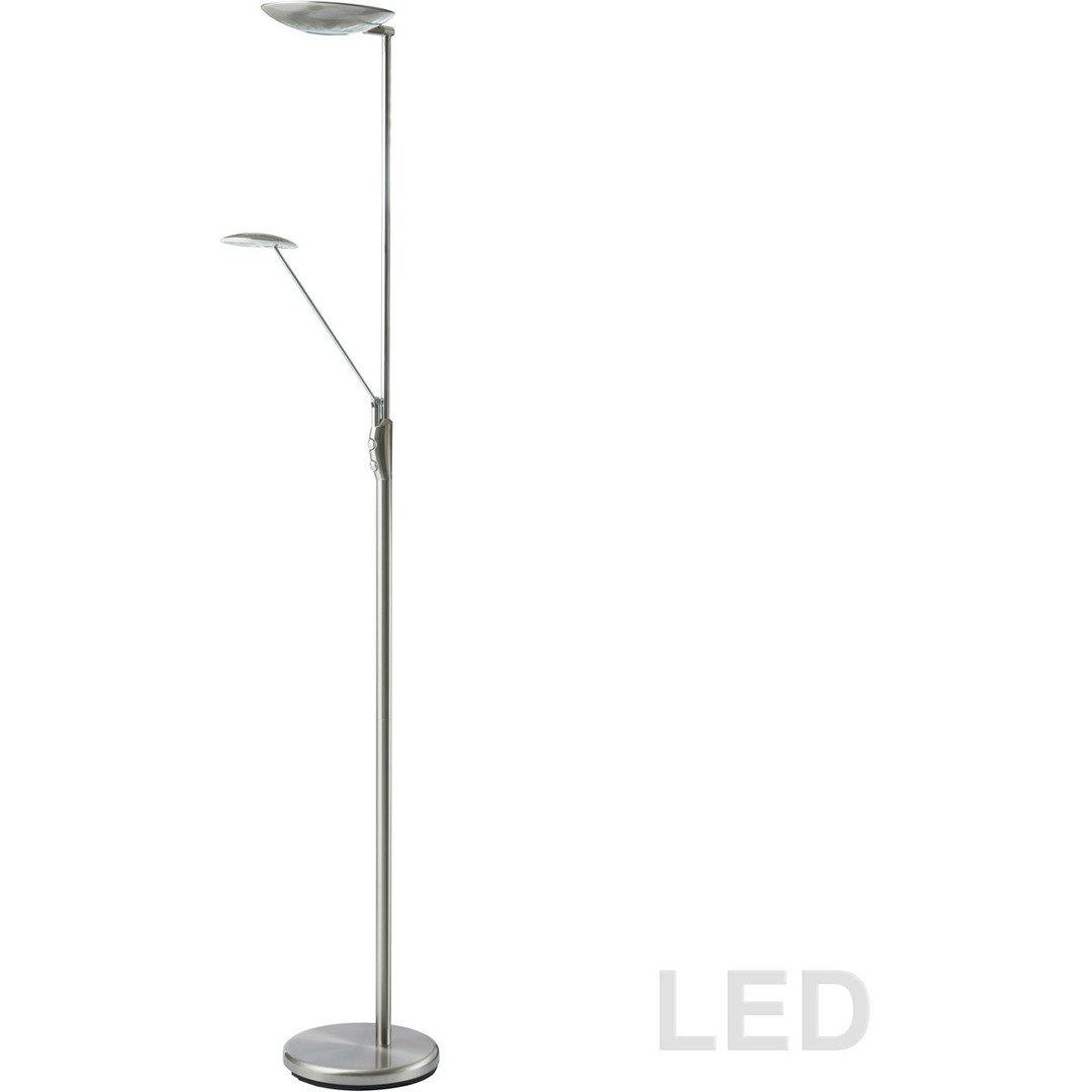 LED Steel Double Head Task Floor Lamp - LV LIGHTING