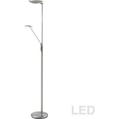 LED Steel Double Head Task Floor Lamp - LV LIGHTING