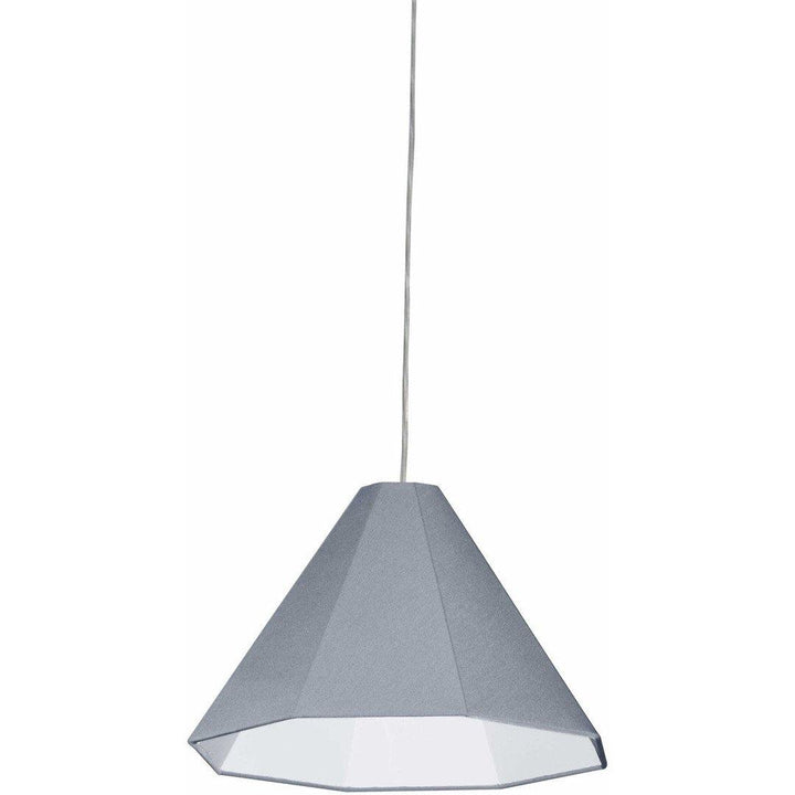 Hexagon Fabric Cone Shade Pendant - LV LIGHTING