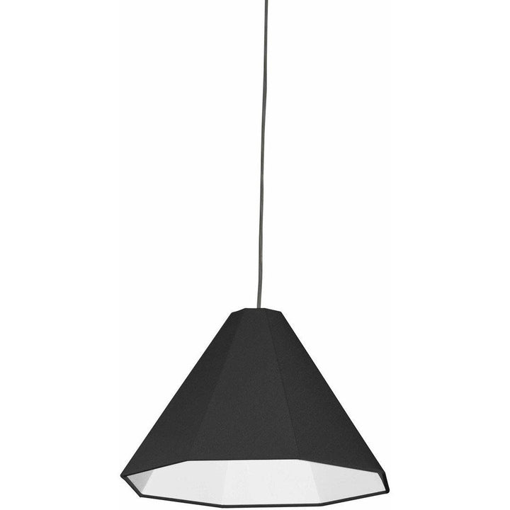 Hexagon Fabric Cone Shade Pendant - LV LIGHTING