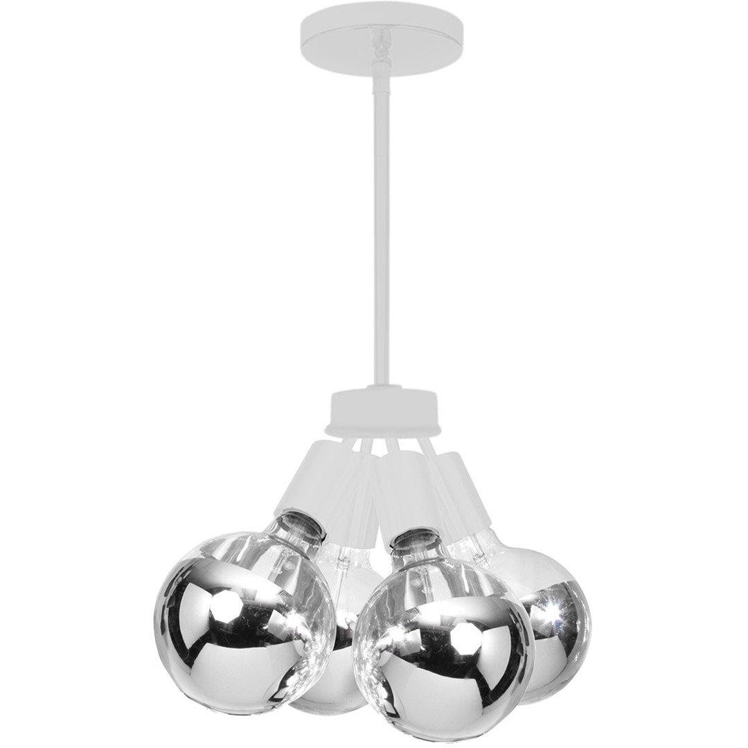 Steel with 4 Visible Lightbulb Industrial Pendant - LV LIGHTING