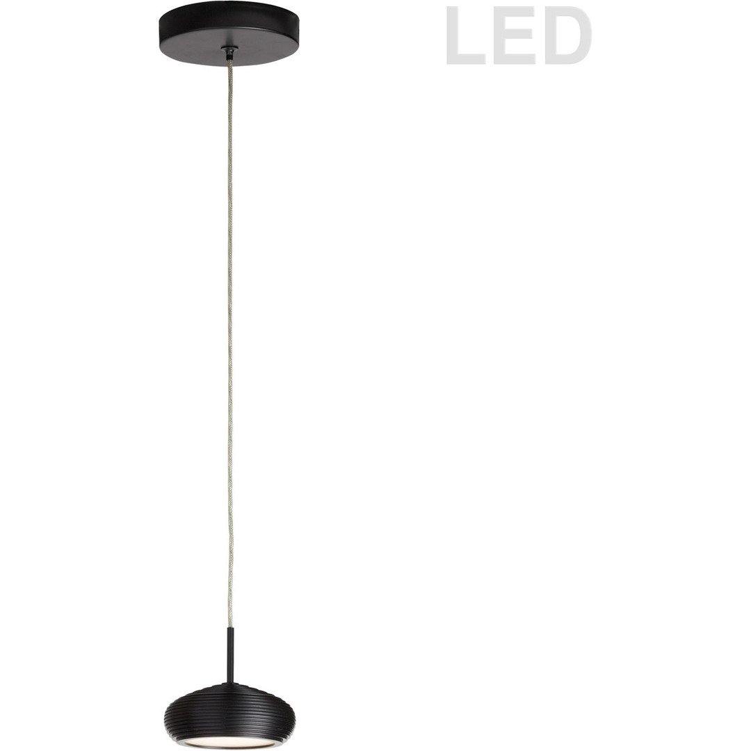 LED Black Round Mini Pendant - LV LIGHTING