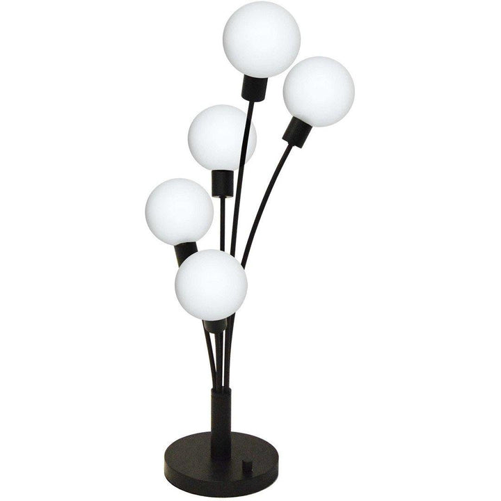 Steel with Glass Globe Table Lamp - LV LIGHTING