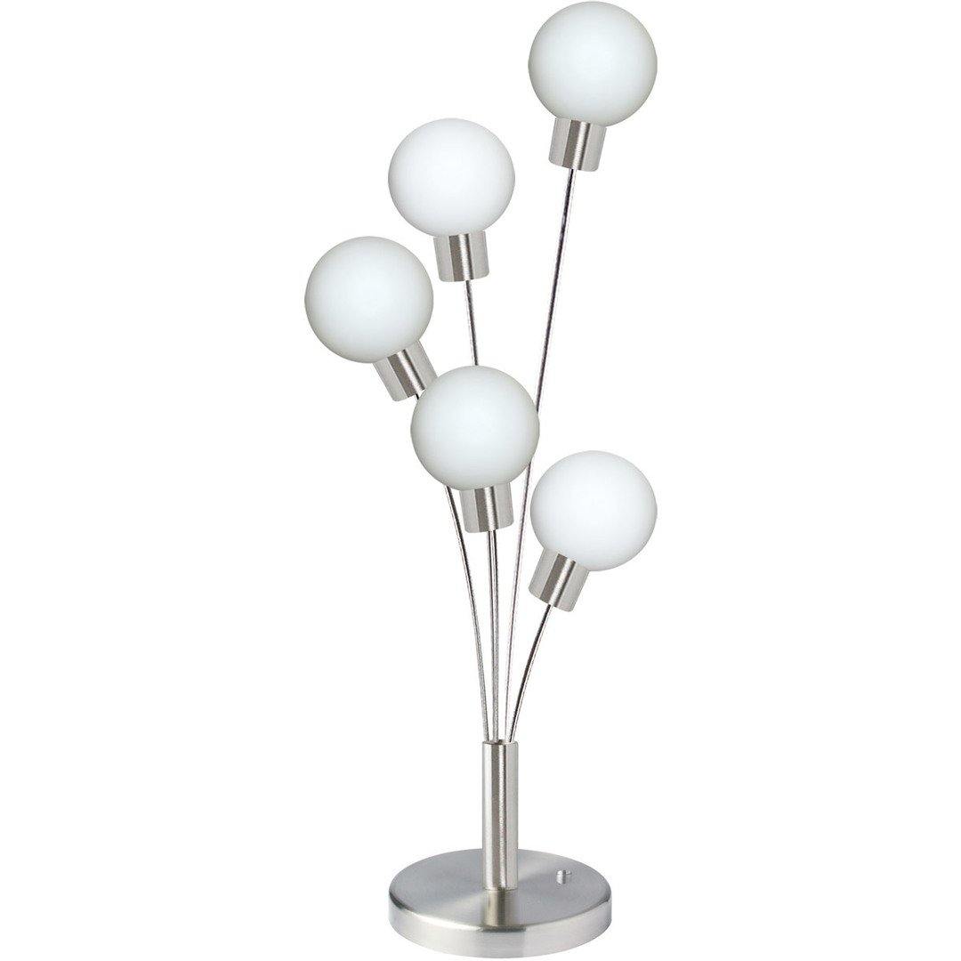 Steel with Glass Globe Table Lamp - LV LIGHTING