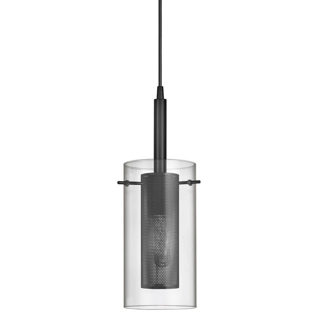 Steel with Clear Glass and Mesh Shade Mini Pendant - LV LIGHTING