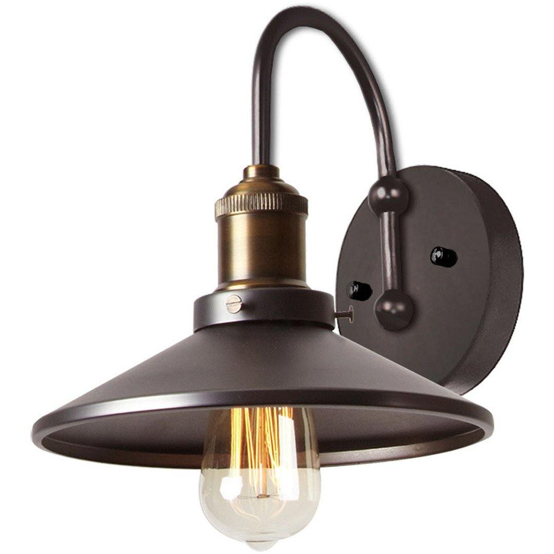 Vintage Steel Arch Arm Wall Sconce - LV LIGHTING