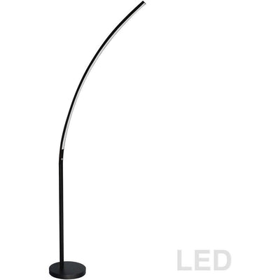 LED Steel with Arch Arm Floor Lamp - LV LIGHTING