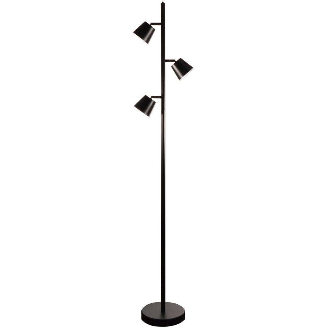 LED Steel with Tripple Light Floor Lamp - LV LIGHTING