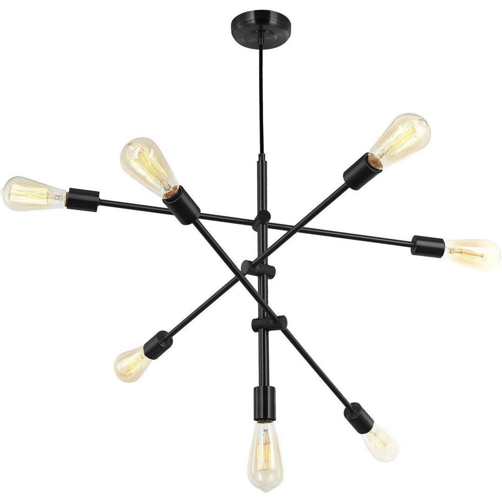 Steel with Adjustable Arms Chandelier - LV LIGHTING