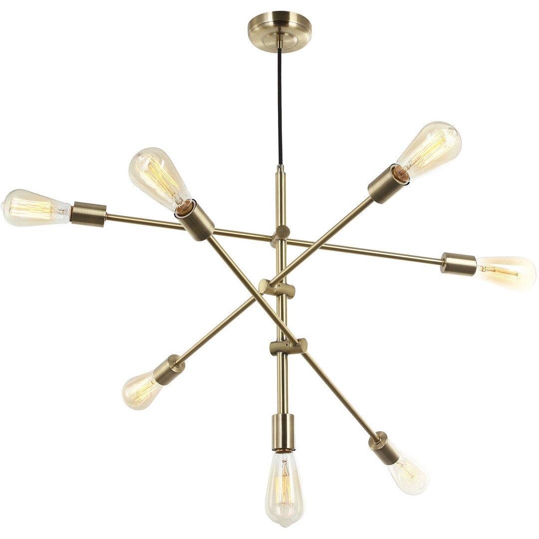 Steel with Adjustable Arms Chandelier - LV LIGHTING