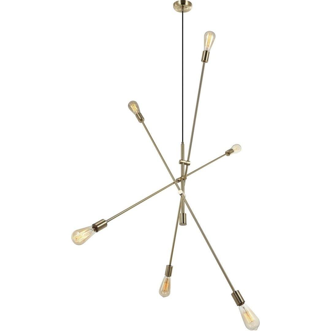 Steel with Adjustable Arms Chandelier - LV LIGHTING