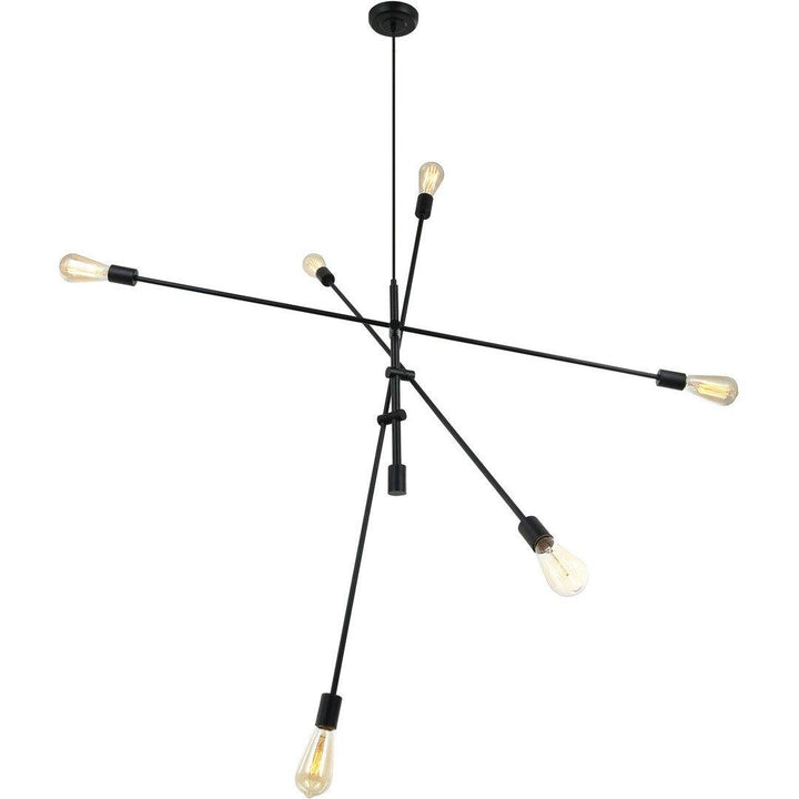 Steel with Adjustable Arms Chandelier - LV LIGHTING