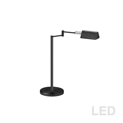 LED Steel with Adjustable Arm Table Lamp - LV LIGHTING