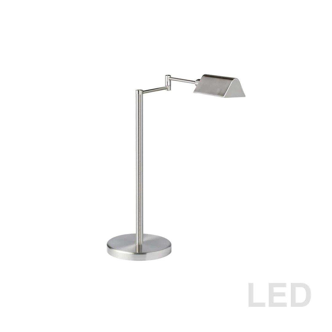 LED Steel with Adjustable Arm Table Lamp - LV LIGHTING